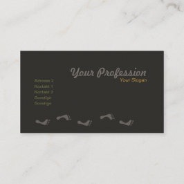 Tarjeta De Visita Cuidado de pie