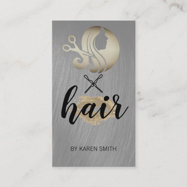 Tarjeta De Visita Cuidado del cabello | Belleza | Cosmética (Anverso)