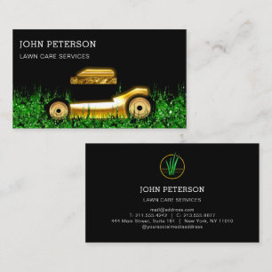 Tarjeta De Visita Cuidado del césped Jardinería Servicios de Corte