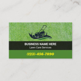 Tarjeta De Visita Cuidado del césped y siembra de césped profesional