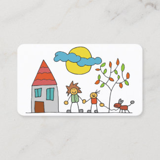 Tarjeta De Visita Cuidado del hogar