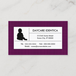 Tarjeta De Visita cuidado infantil