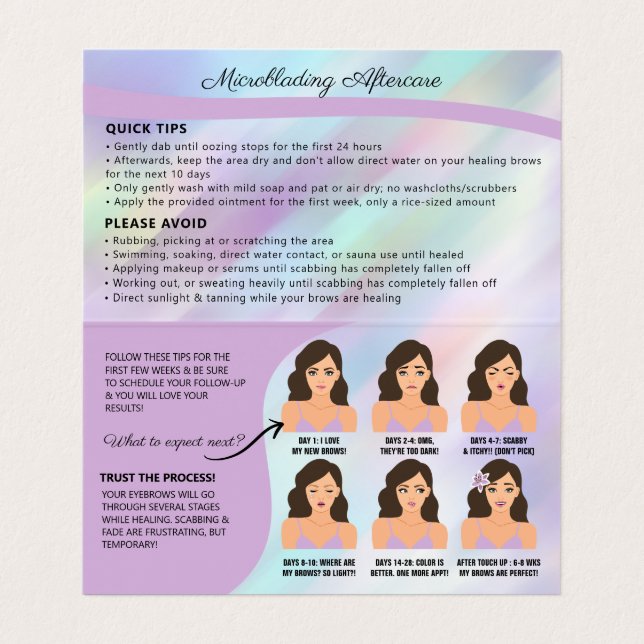 Tarjeta De Visita Cuidado y Cita de Fiebre Anquilosada  (Interior desplegado)