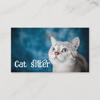 Tarjeta De Visita cuidador de gatos