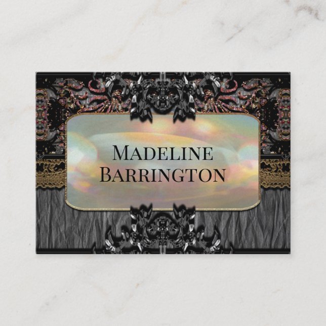 Tarjeta De Visita Cuidador de momentos suaves profesional (Anverso)