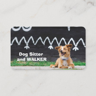 Tarjeta De Visita Cuidador de perros