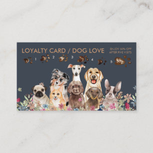 Tarjeta De Visita Cuidador de Perros Petsitter Venta Regalo Lealtad 