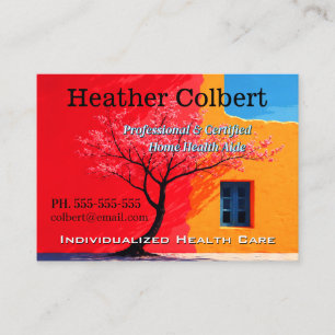 Tarjeta De Visita Cuidador Profesional Amable y Sincero