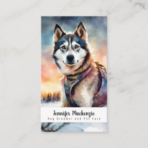 Tarjeta De Visita Cuidados de mascotas