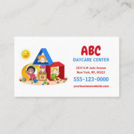 Tarjeta De Visita Cuidados profesionales de cuidado infantil Guarder