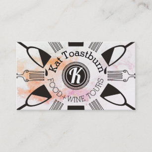tarjeta de visita culinaria de abastecimiento de