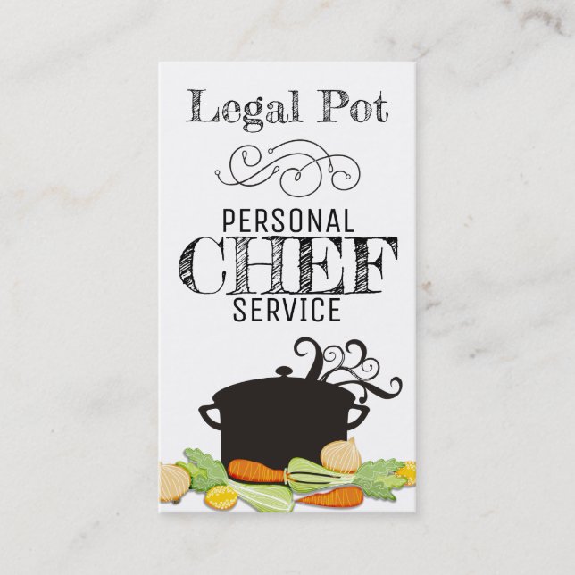 tarjeta de visita culinaria del cocinero de las (Anverso)
