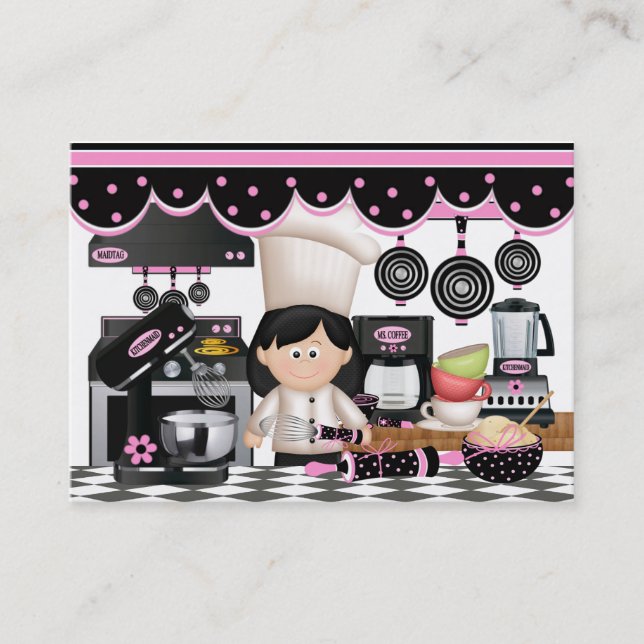 Tarjeta de visita culinaria - SRF (Anverso)