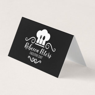 Tarjeta De Visita Culinario   Gorro de chef