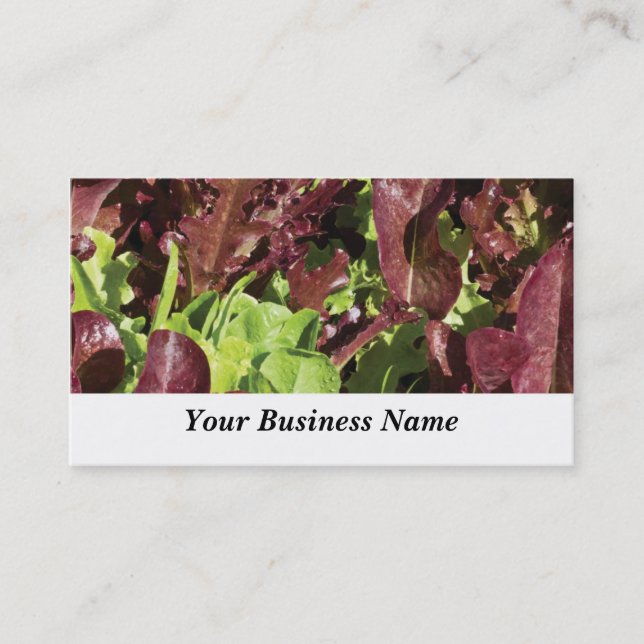 Tarjeta De Visita Cultivo, producción y agricultura (Anverso)