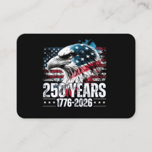 Tarjeta De Visita Cumpleaños de Estados Unidos 250º Aniversario Mang