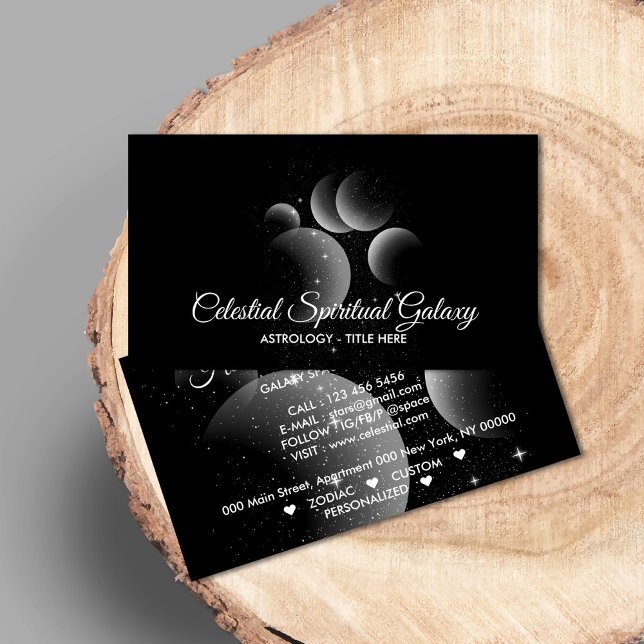 Tarjeta De Visita Cúmulo de Galaxias de Plata Celestial (Subido por el creador)