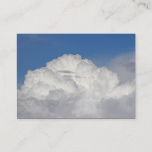 Tarjeta De Visita Cumulonimbus (Anverso)