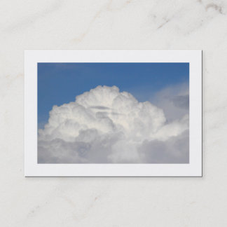 Tarjeta De Visita Cumulonimbus (Bordeado)