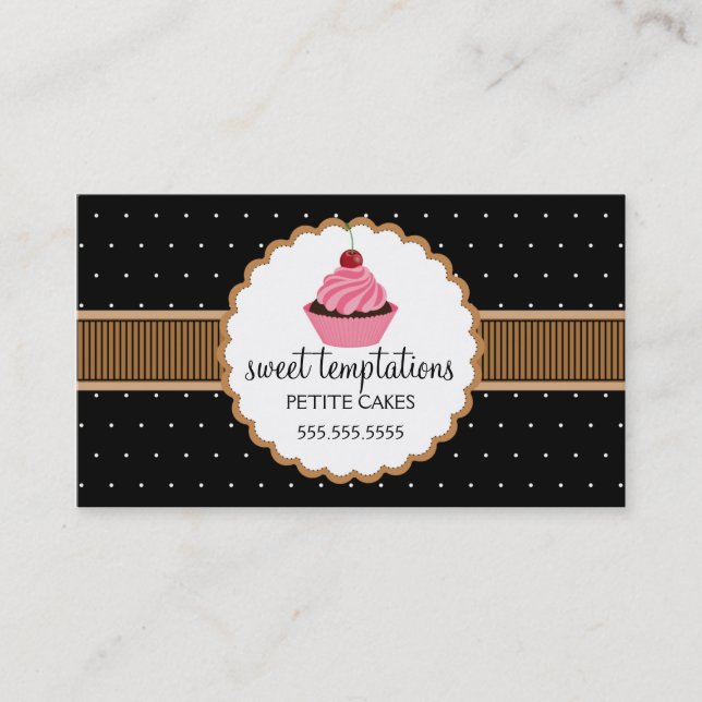 Tarjeta De Visita Cupakes Business Cards (Anverso)