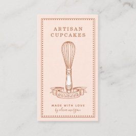 Tarjeta De Visita Cupcake Baker Bakery Pastry Chef