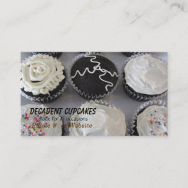Tarjeta De Visita Cupcakes Decadentes