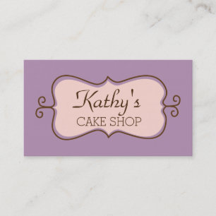 Tarjeta De Visita Cupcakes, Tartas, Comida, Catering, Negocio de Pan