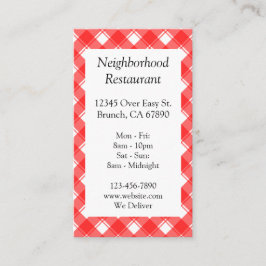 Tarjeta De Visita Cupón de descuento marcado de color rojo rojo pers