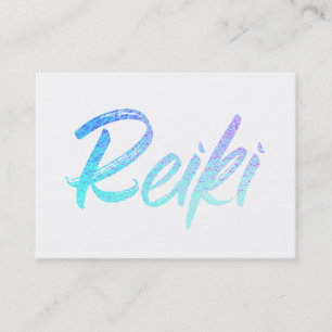 Tarjeta De Visita Cura de la energía del amo o del médico de Reiki