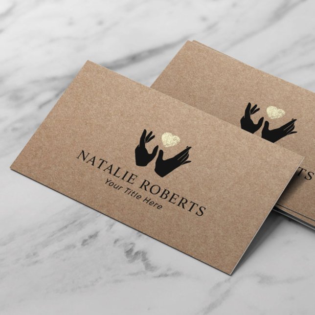 Tarjeta De Visita Curación de Manos y Terapia de Masaje Cardíaco Rús (Subido por el creador)