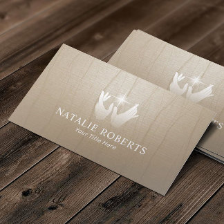 Tarjeta De Visita Curación Manos Wellness Spa Terapia de Masaje Zen