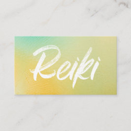 Tarjeta De Visita *~* Curador de energía Reiki Master Reiki Practici