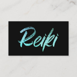 Tarjeta De Visita Curador de la energía del amo o del médico de