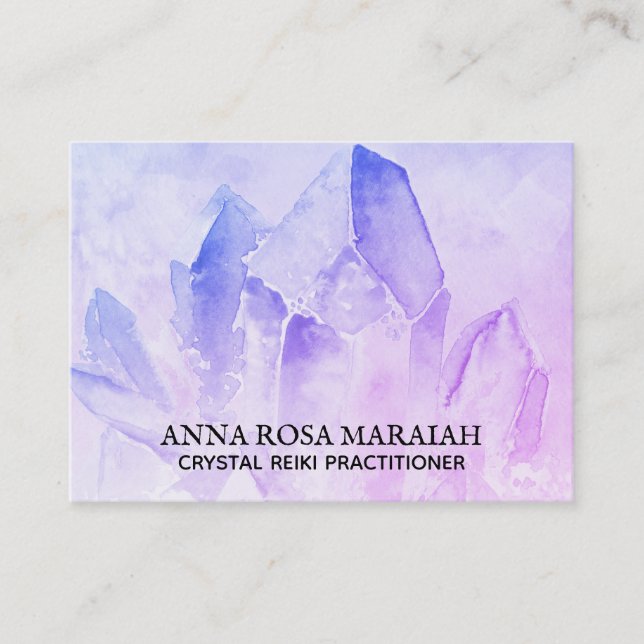 Tarjeta De Visita *~* Curador de Reiki para curar la acidez del yoga (Anverso)