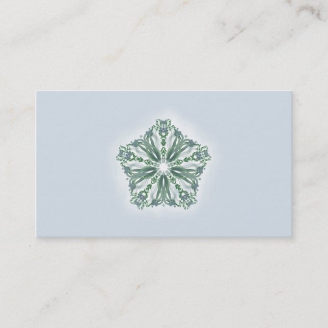 Tarjeta De Visita Curador del dueño del balneario de la mandala de (Anverso)