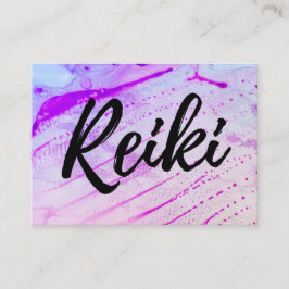 Tarjeta De Visita Curador principal de Reiki del médico de Reiki de