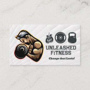 Tarjeta De Visita Curling Dumbbell   Iconos de equipo de gimnasio