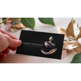 Tarjeta De Visita Curso de broche de broche de Lotus Pose