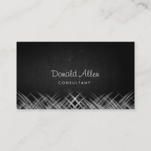 Tarjeta De Visita Curvas profesionales de pizarra retro para chalkbo