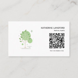 Tarjeta De Visita Custom Greenleaf Nursery Branding 