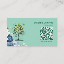Tarjeta De Visita Custom Greenleaf Nursery Branding 