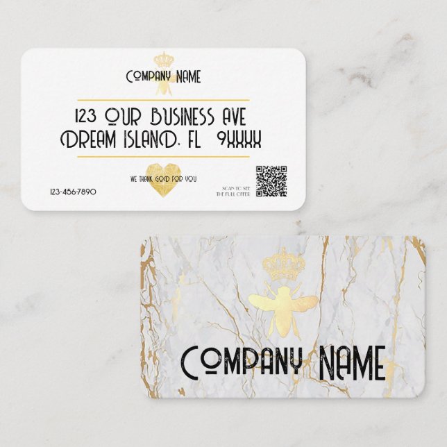 Tarjeta De Visita Custom HEART Thank GOD For YOU Small Business Logo (Anverso / Reverso)