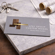 Custom Home Builder Logo Gray