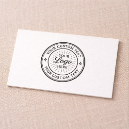 Tarjeta De Visita Custom Logo Personalized Business Branding Seal