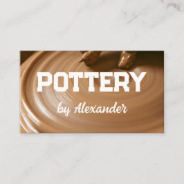 Tarjeta De Visita Custom QR Handmade Pottery