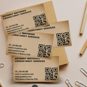 Tarjeta De Visita Custom temple QR code choose background