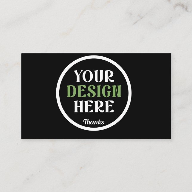 Tarjeta De Visita custom, unique, sleek & minimalist hershey®'s kiss (Anverso)