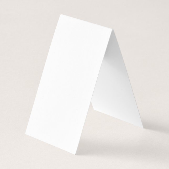 Tarjeta De Visita Custom white simple Design Add Photo or Text (Reverso)