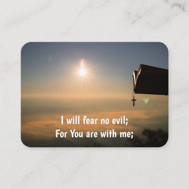 Tarjeta De Visita Customizable Gospel Evangelism Invite Salvation (Anverso)