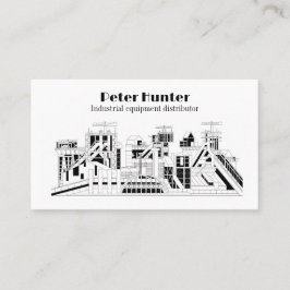 Tarjeta De Visita Customizable Heavy Industry Business Card